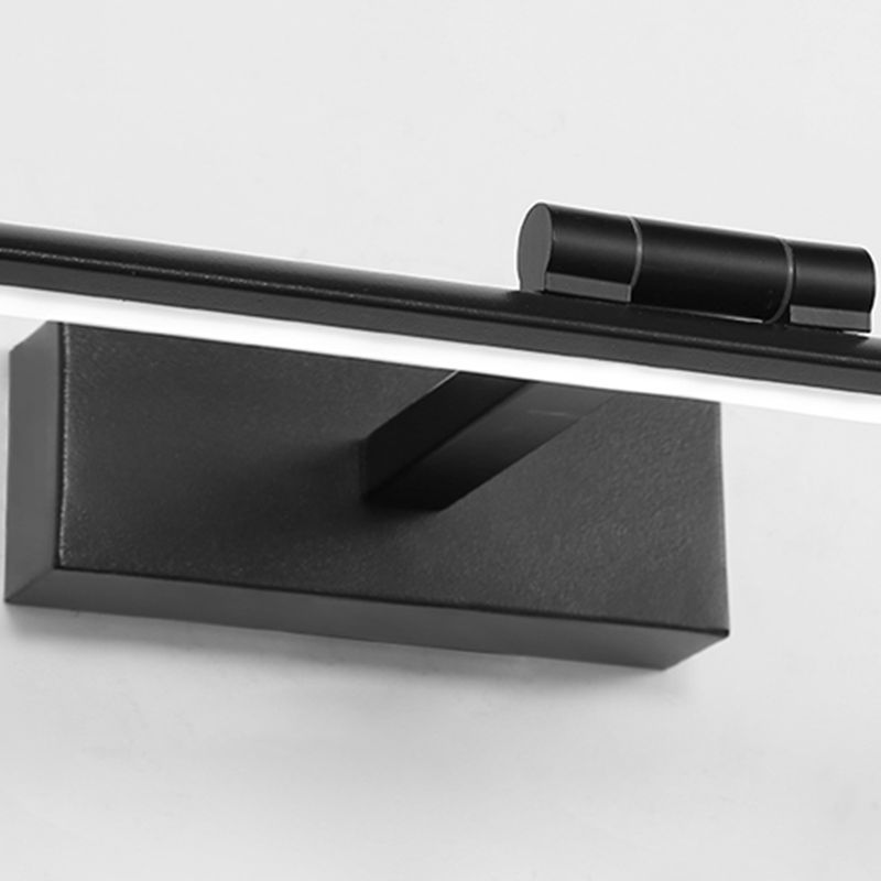 Moderno stile minimalista a parete lineare a parete vanità luci in alluminio sconde murale per bagno per bagno