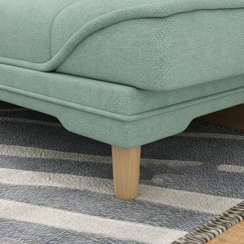 Contemporary Fabric Armless Standard Sofa Bed Dual Purpose Sofa for Living Room