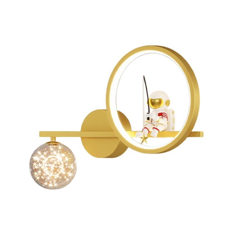 Contemporary Astronaut Wall Light Household Wall Lighting Fixture for Living Room