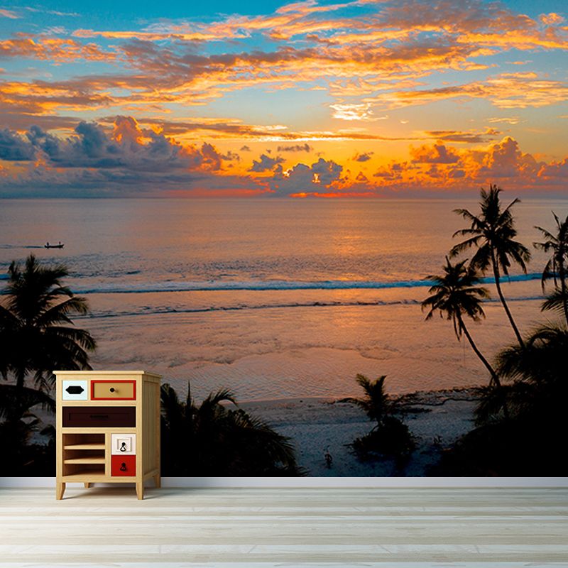 Washable Photography Mural Wallpaper Tropical Scenery Indoor Wall Mural