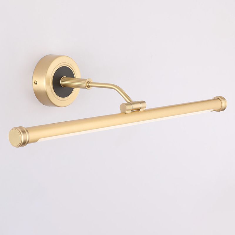 Modern Style Tube Vanity Wall Lights Metal 1 Light Vanity Mirror Lights