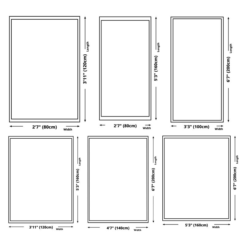 Trendy Geometry Pattern Rug Contemporary Polyester Area Carpet Washable Rug for Home Decoration