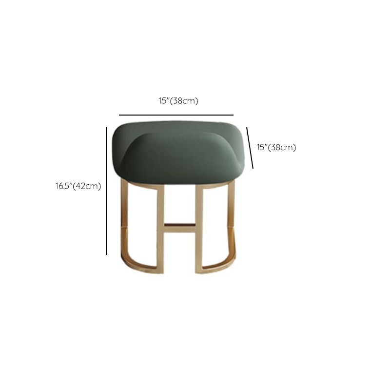 Glass Top Dressing Table Solid Wood Green Make-up Vanity with Drawers