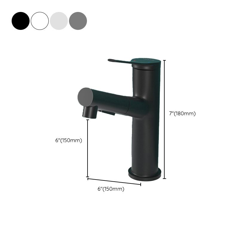 Modern Style Centerset Faucet Lever Handle Faucet for Bathroom