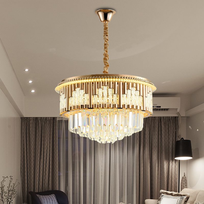 LED PROSIBLE PROSITIF LEMPRIGNEMENT PRENDANT PRENDANT DE CRISTAL MODERNE EN GOL