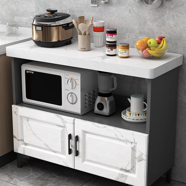 Modern Sideboard Stone Top Sideboard with Door for Kitchen Use