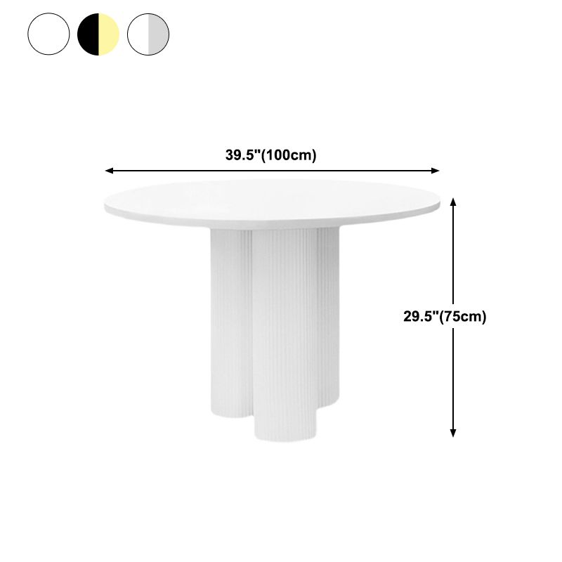 Round Stone Dining Table Contemporary Dining Table for Dining Room