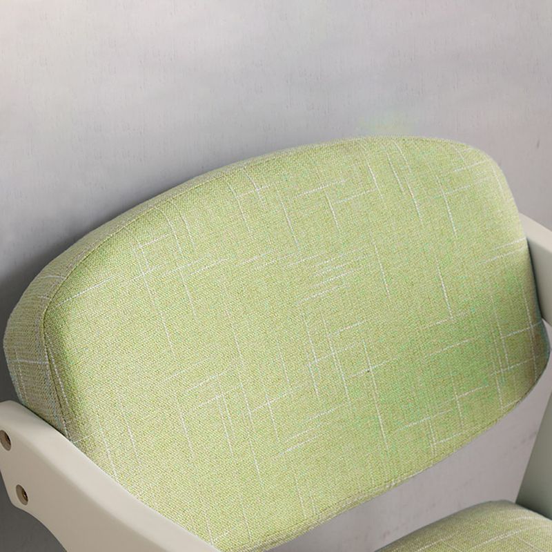 Solid Wood Dining Chair Modern Style Open Back Arm Chair for Dining Room