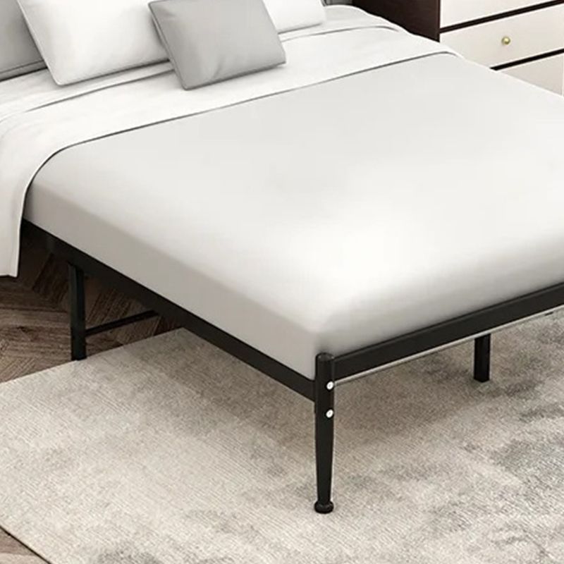 Industrial Slat Bed Rectangular Standard Bed with Custom Gold Leg