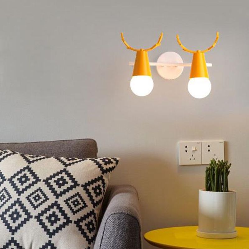 Modern Style Geometric Wall Mounted Lamps Metal Multi Lights Wall Light Sconces