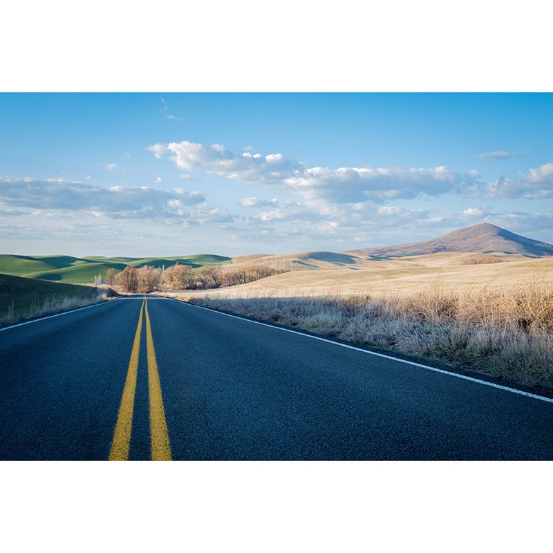 Environment Friendly Wall Mural Wallpaper Highway Sitting Room Wall Mural