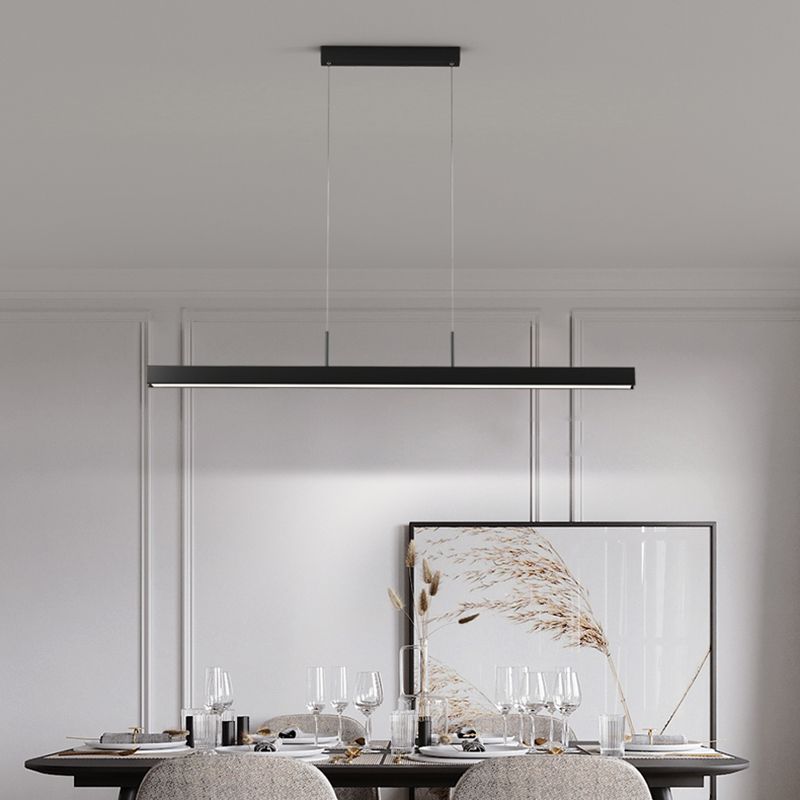 Simplicity Contemporary Kitchen Island Light Acrylic Shade Dining Room Hanging Lamp