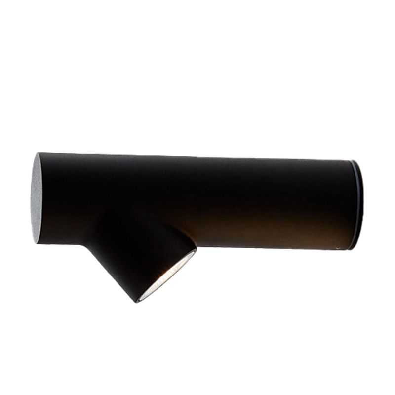 Nordic Tree Pole Wall Lighting Ideas Metal Bedside LED Flush Wall Sconce in Black/Grey/White