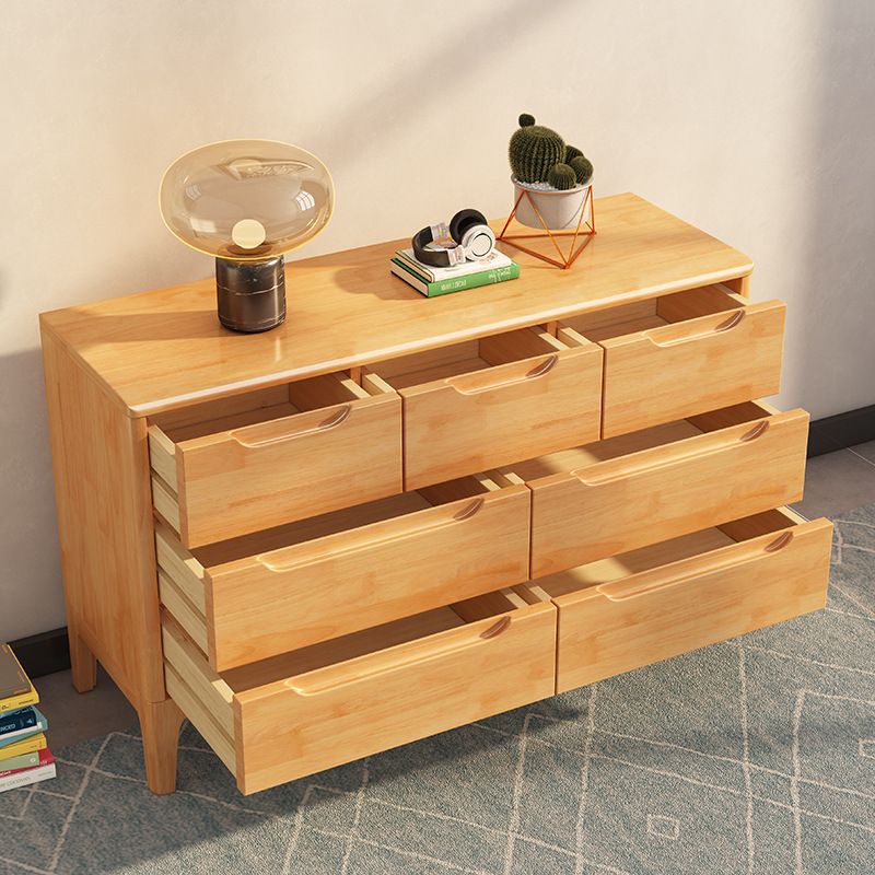 Rectangular Wood Chest Modern Style 5/6/7 - Drawer Accent Chest