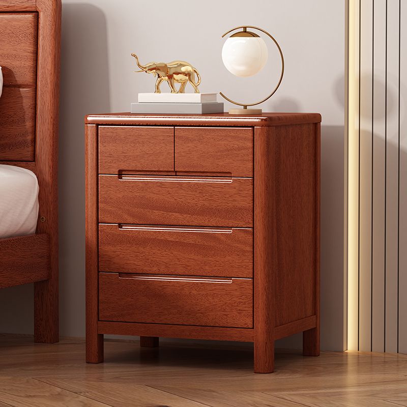 Contemporary Storage Chest Solid Wood Dresser with 3/4/5/6 Drawers