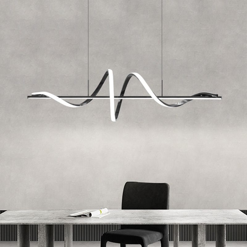 Modern Style Pendant Lighting Fixtures Black/Gold Island Lighting Ideas for Kitchen