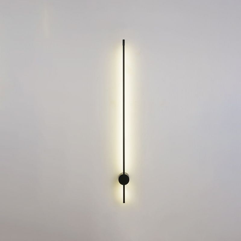 LED Flush Mount Wall Sconce with Acrylic Shade Modern Sconce Light Fixture