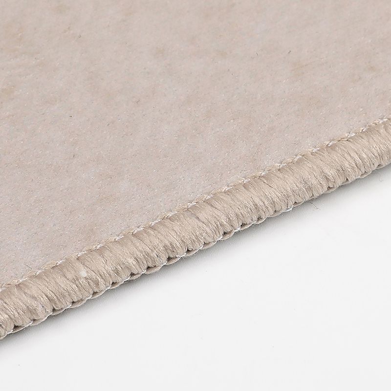 Brown Tone Home Decor Carpet Simplicity Abstract Color Block Area Rug Polyester with Easy Care Rug