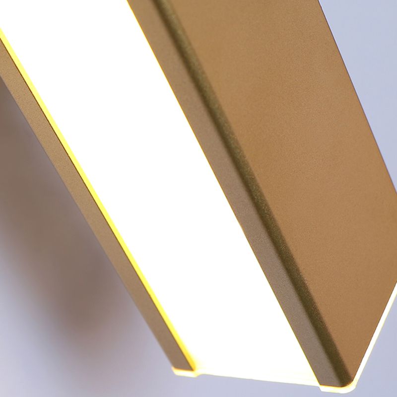 Linear Wall Mount Lighting Simple Metal 1 Light Wall Mounted Light for Bedroom