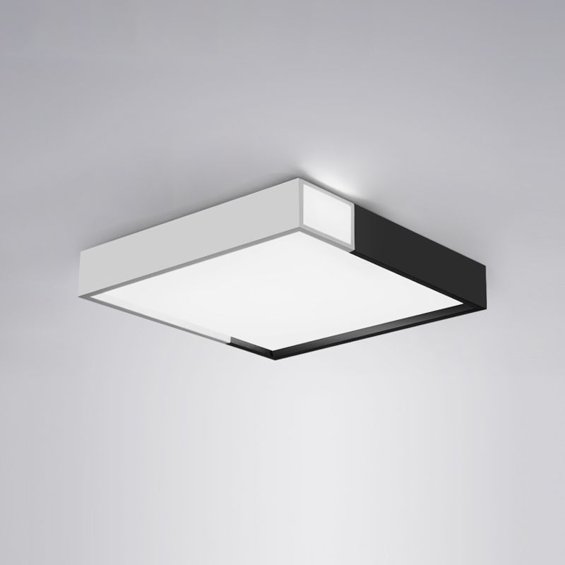 Contemporary Flush Mount Ceiling Lighting Fixture Geometry Shape LED Ceiling Light