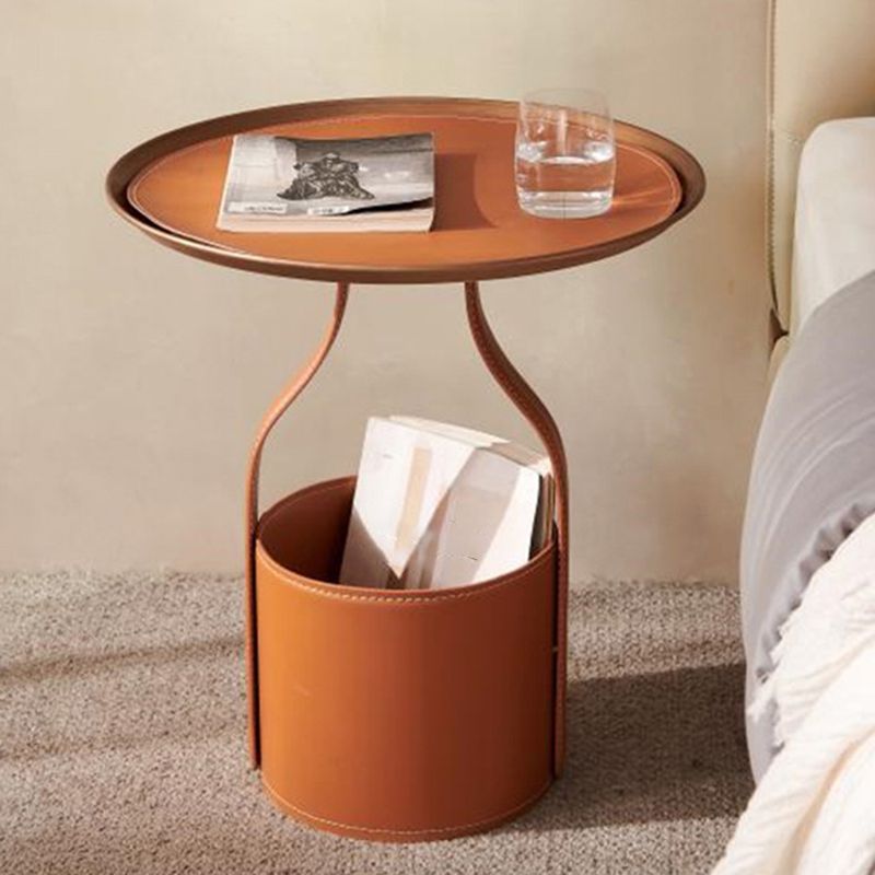 20.87" Tall Mid-century Style Coffee Cocktail Table Pedestal Coffee Table