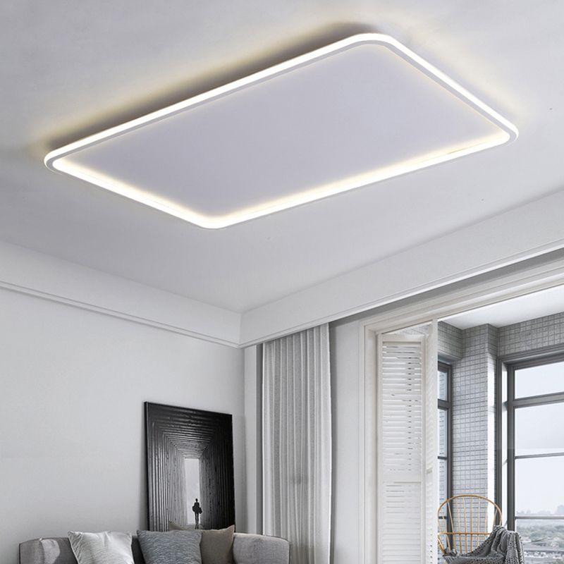 Plafondlamp in eenvoudige stijl, aluminium plafondlamp voor slaapkamer, woonkamer
