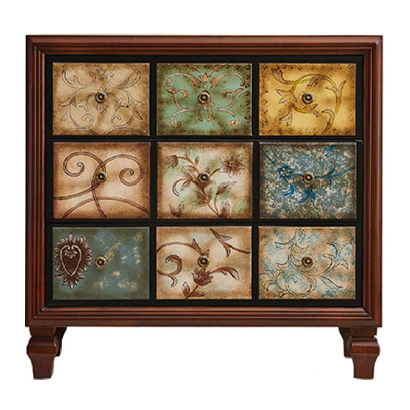 16.38-inch W Dresser American Traditional Solid Wood Storage Chest