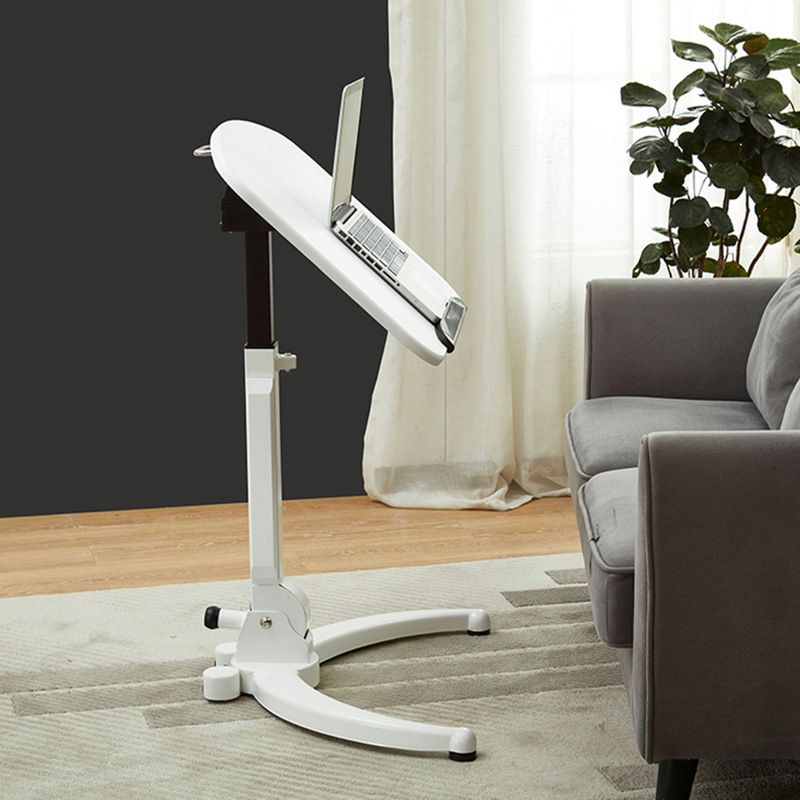 Art Desk with Casters 20.5"W Kids Desk Adjustable Lap Desk Wood and Metal Desk