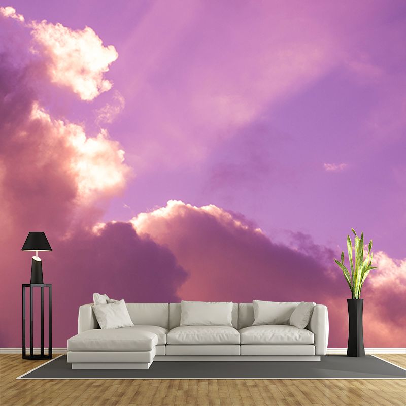 Clean Sky Mural Minimalist Wall Covering for Living Room, Size Optional