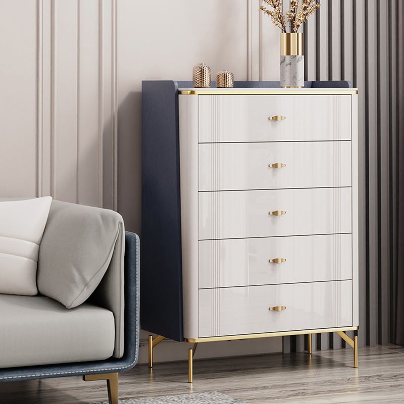 15.6" Width Classic Glam Storage Chest Stone Storage Chest Dresser