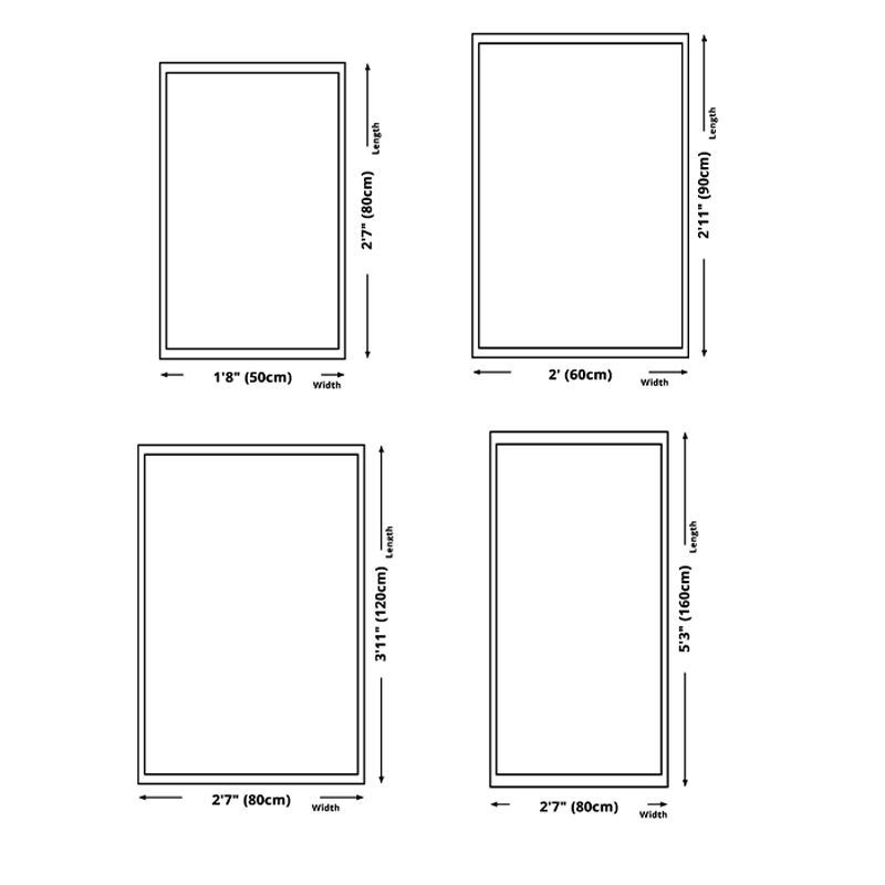 Blue Modern Rug Polyester Graphic indoor Rug Non-Slip Backing Rug for Living Room