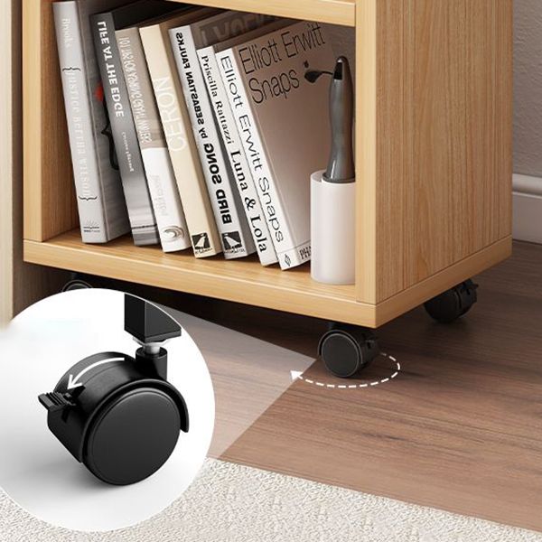 Scandinavian Style Bookshelf Open Back Bookcase for Home Office Study Room