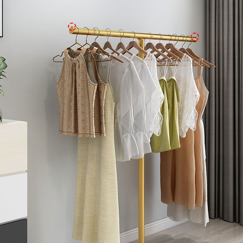 Glam Entryway Kit Metal Framed Hanging Rail Entry Hall Tree for Living Room