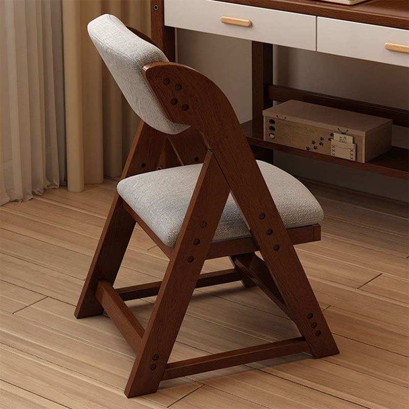Contemporary Style Chair Dining Armless Side Chairs with Wooden Legs