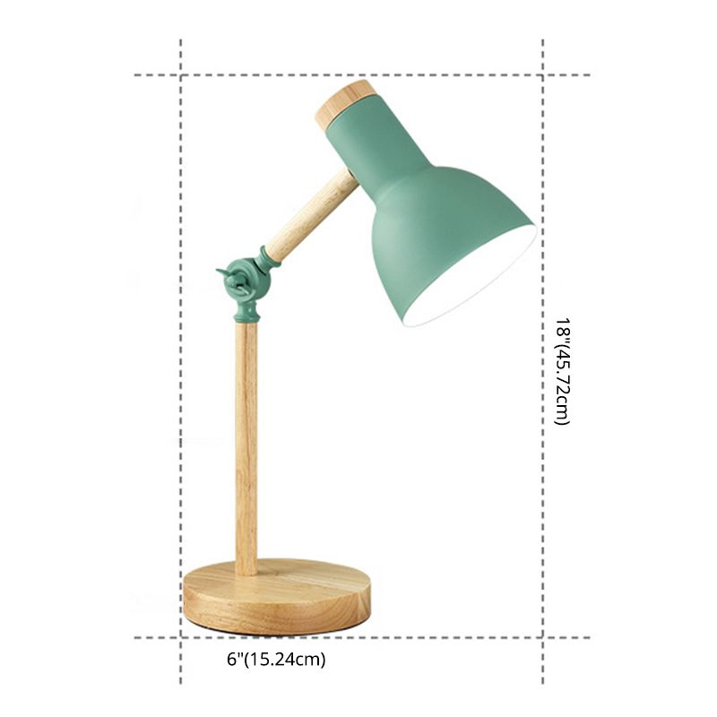 Lámpara de mesa de tono de cúpula moderna 1 luz de mesa de luz