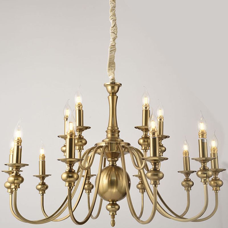 Candelatore industriale a pendente a pendente a forma di candela appesa a forma di salotto