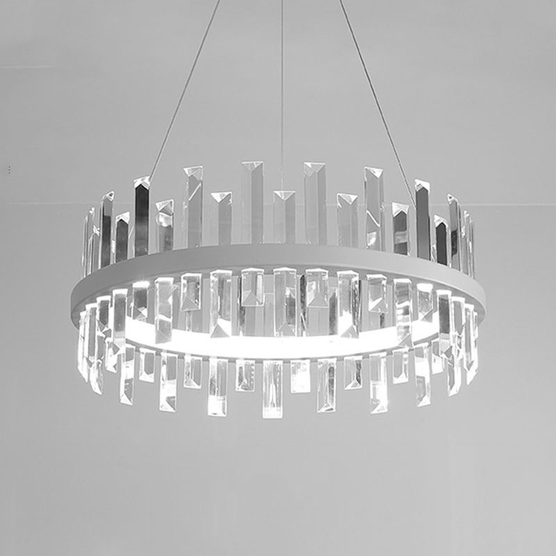 Lumière de lustre en cristal moderne LED PENDANT 1-LIGHT pour le salon