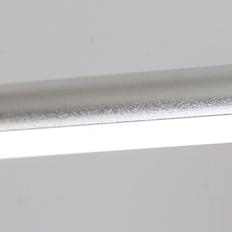 Luci di applique a parete lineare moderna Metal 1 Light Sconce Light con ombra acrilica