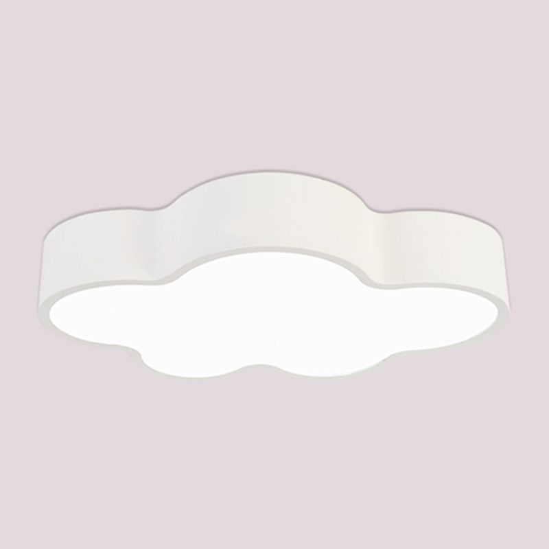 Cloud-shaped Flush Mount Light Fixture Modern Acrylic Flush Light