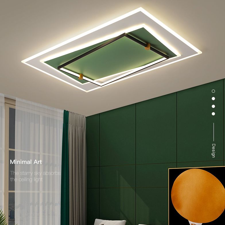 3-stufige oberflächenmontierte Deckenleuchte im nordischen Stil, Acryl-Schlafzimmer-LED-Einbauleuchte