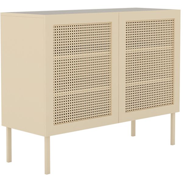 Rattan Living Room Sideboard 39.5"L Cabinet Modern Server Cabinet with Storage