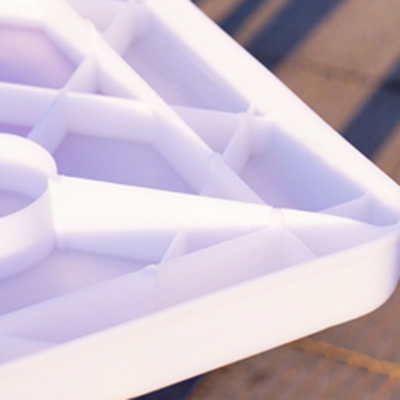 Outdoor Plastic Patio Table Modern Dining Table with Umbrella Hole