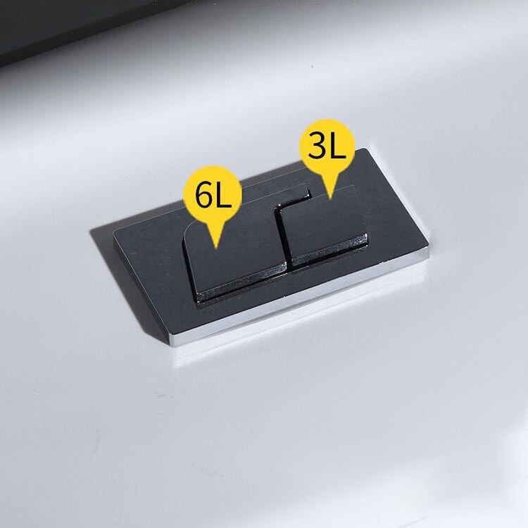 Modern All-In-One Toilet Bowl Floor Mounted Siphon Jet ABS Urine Toilet