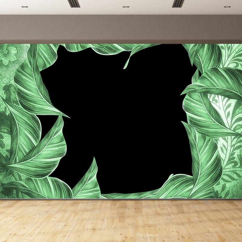Eco-friendly Mural Wallpaper Tropical Plants Living Room Wall Mural