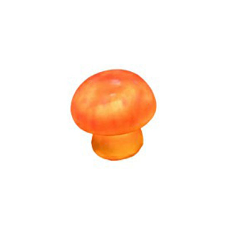 Resin Mushroom Shaped Lawn Light Art Deco Orange LED Ground Light for Villa Patio
