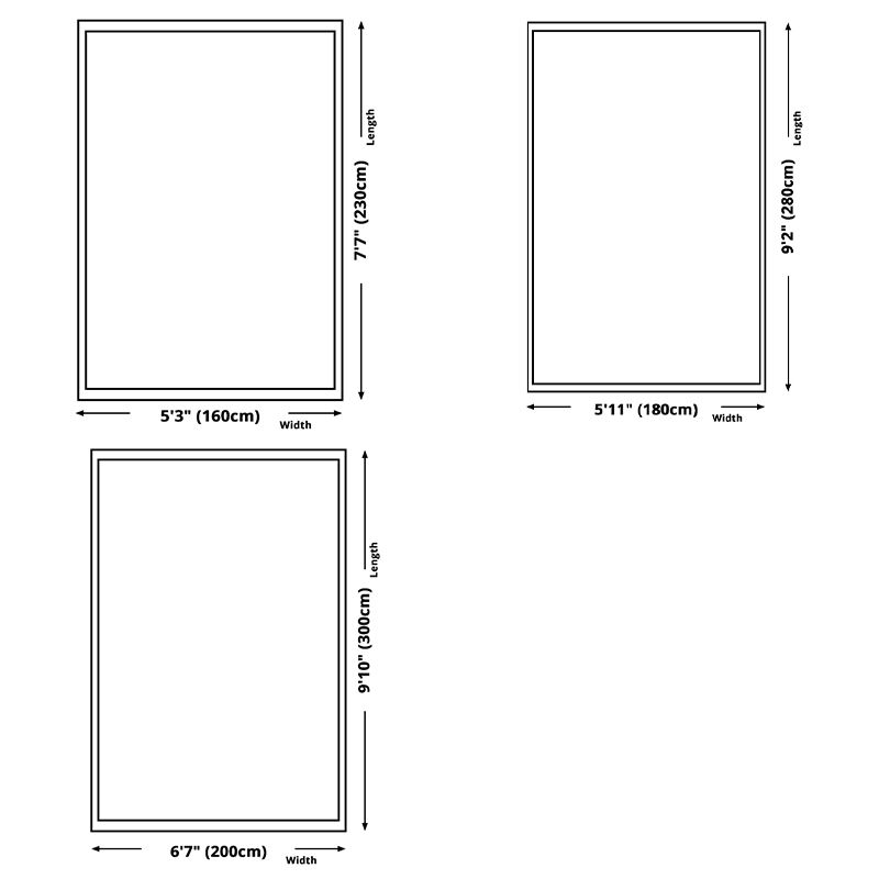 Mid-Century Area Rug Medallion Print Washable Rug Polyester Anti-Slip Carpet for Home Decor