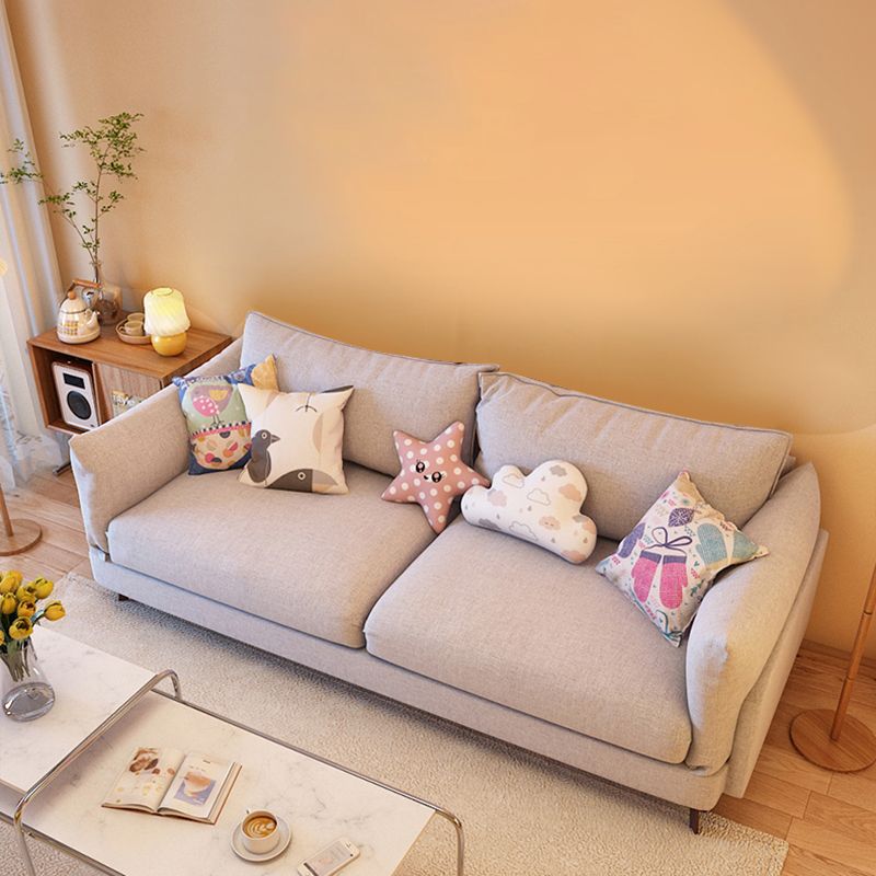 Contemporary Cushions Standard Square Arm Living Room Settee