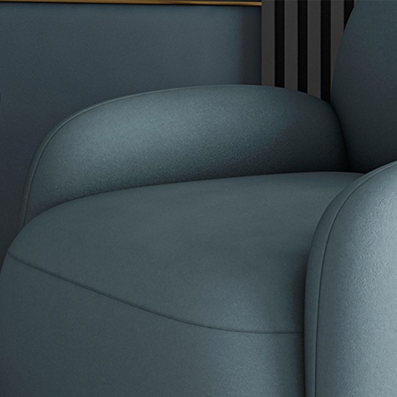 31.50" Wide Scandinavian Style Single Sofa Chair Round Arm Chair