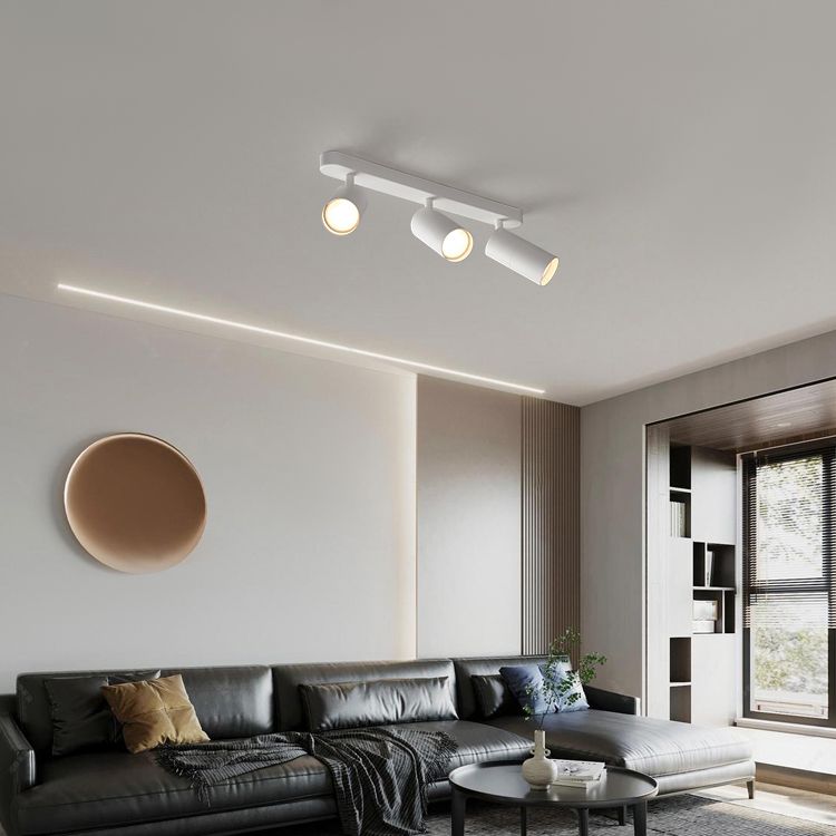 Nordic Style Ceiling Light Cylinder Shape Ceiling Lamp with Aluminum Shade for Bedroom