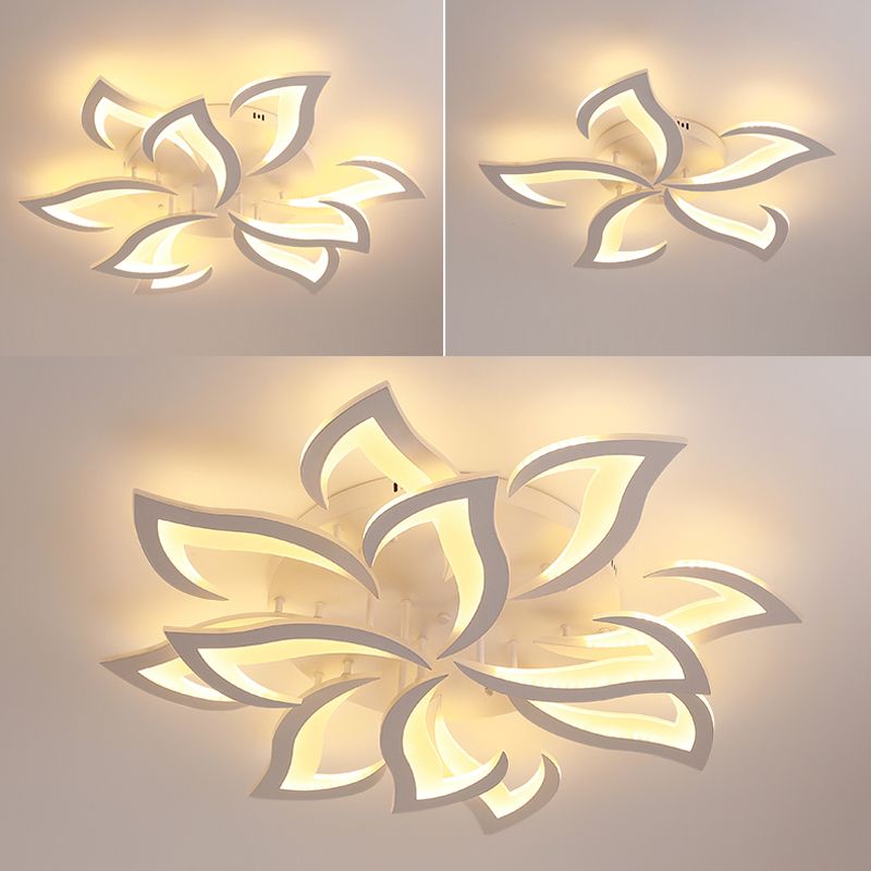 Modern Unique Shape Flush Mount Ceiling Fixture Flush Ceiling Lights for Dining Room